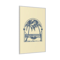 Thumbnail for Palm Retreat Hammock Canvas Wall Art with Frame