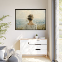 Thumbnail for Where the Sky Meets Her Canvas Wall Art with Frame
