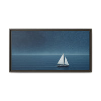 Thumbnail for Sail Into Stillness Canvas Wall Art with Frame