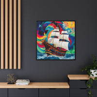 Thumbnail for Sails of Change Canvas Wall Art with Frame