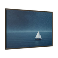 Thumbnail for Sail Into Stillness Canvas Wall Art with Frame