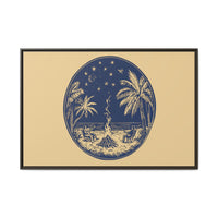 Thumbnail for Beachfire Nights Canvas Wall Art with Frame