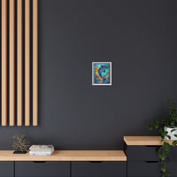 Thumbnail for Ocean Bloom Dolphin Canvas Wall Art with Frame