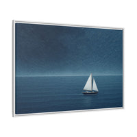 Thumbnail for Sail Into Stillness Canvas Wall Art with Frame