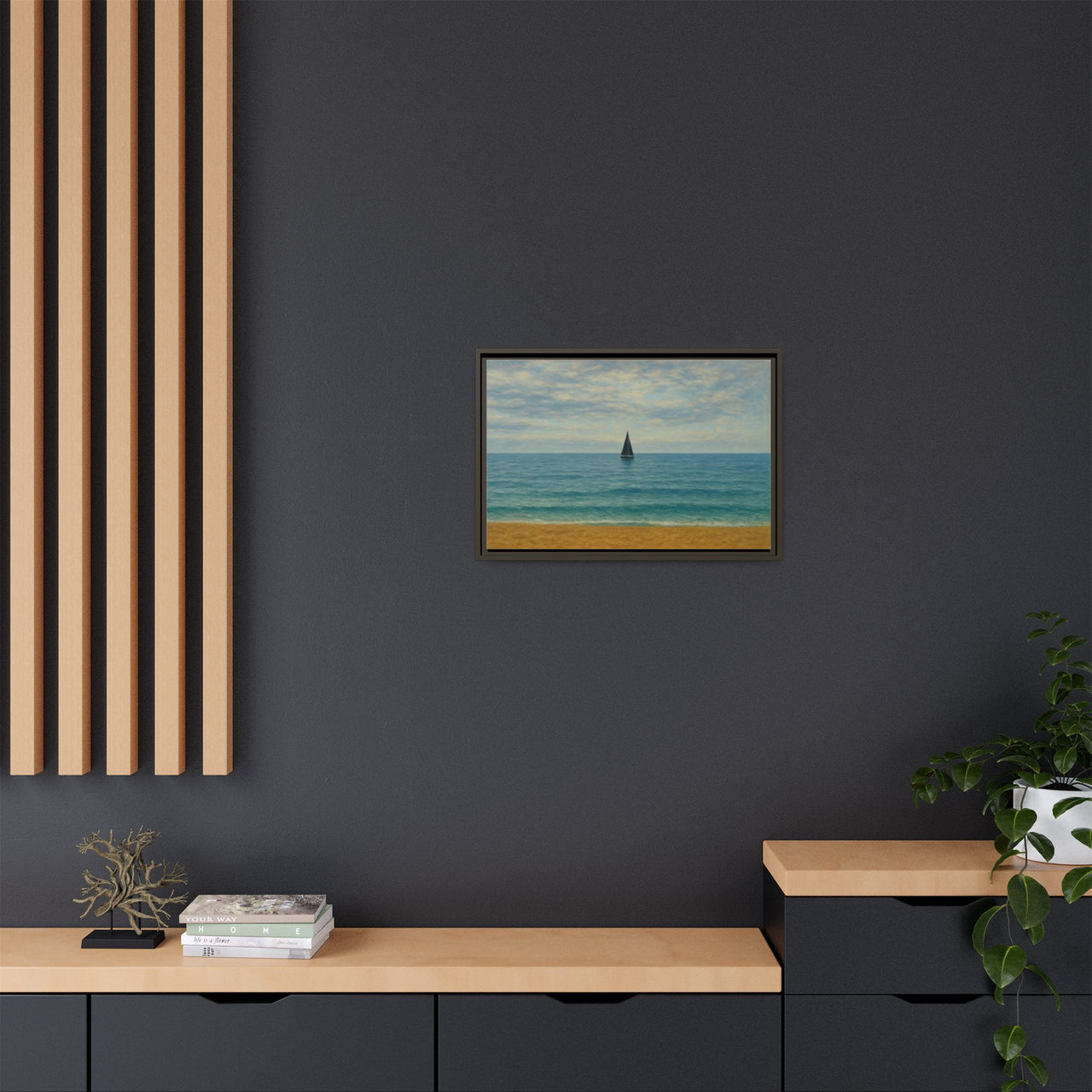 Still Waters Canvas Wall Art with Frame