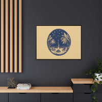 Thumbnail for Beachfire Nights Canvas Wall Art with Frame
