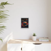 Thumbnail for Neon Tide Crab Canvas Wall Art with Frame
