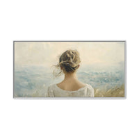 Thumbnail for Where the Sky Meets Her Canvas Wall Art with Frame