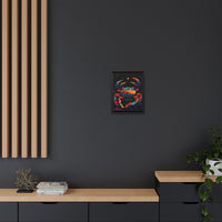 Thumbnail for Neon Tide Crab Canvas Wall Art with Frame