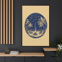 Thumbnail for Beachfire Nights Canvas Wall Art with Frame