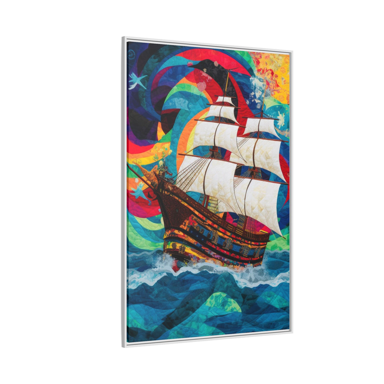 Sails of Change Canvas Wall Art with Frame