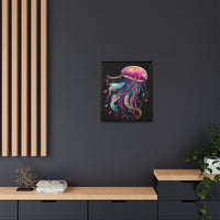 Thumbnail for Celestial Drifter Jellyfish Canvas Wall Art with Frame