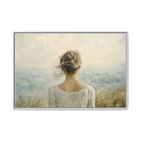Thumbnail for Where the Sky Meets Her Canvas Wall Art with Frame
