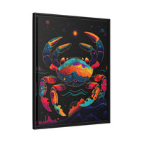 Thumbnail for Neon Tide Crab Canvas Wall Art with Frame