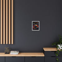 Thumbnail for Neon Tide Crab Canvas Wall Art with Frame