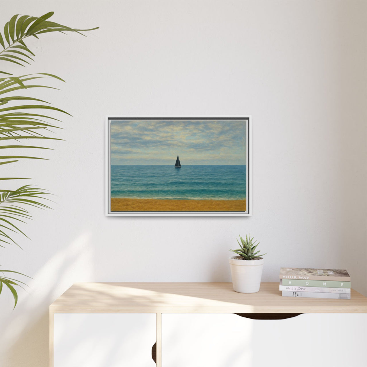 Still Waters Canvas Wall Art with Frame