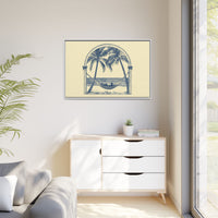 Thumbnail for Palm Retreat Hammock Canvas Wall Art with Frame
