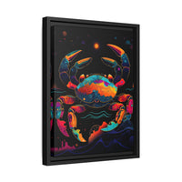 Thumbnail for Neon Tide Crab Canvas Wall Art with Frame