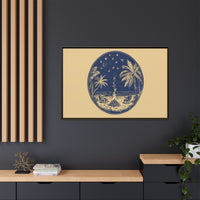 Thumbnail for Beachfire Nights Canvas Wall Art with Frame