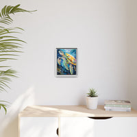 Thumbnail for Gliding Turtle Canvas Wall Art with Frame