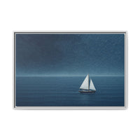 Thumbnail for Sail Into Stillness Canvas Wall Art with Frame
