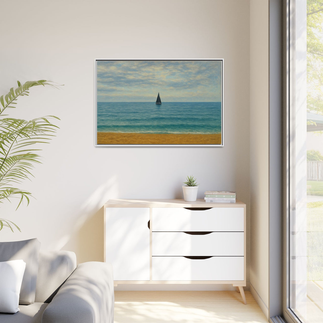 Still Waters Canvas Wall Art with Frame