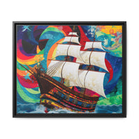 Thumbnail for Sails of Change Canvas Wall Art with Frame