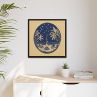 Thumbnail for Beachfire Nights Canvas Wall Art with Frame