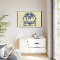 Thumbnail for Palm Retreat Hammock Canvas Wall Art with Frame