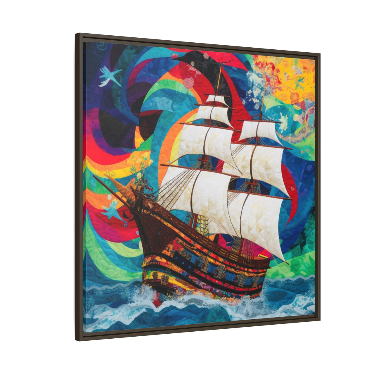 Sails of Change Canvas Wall Art with Frame
