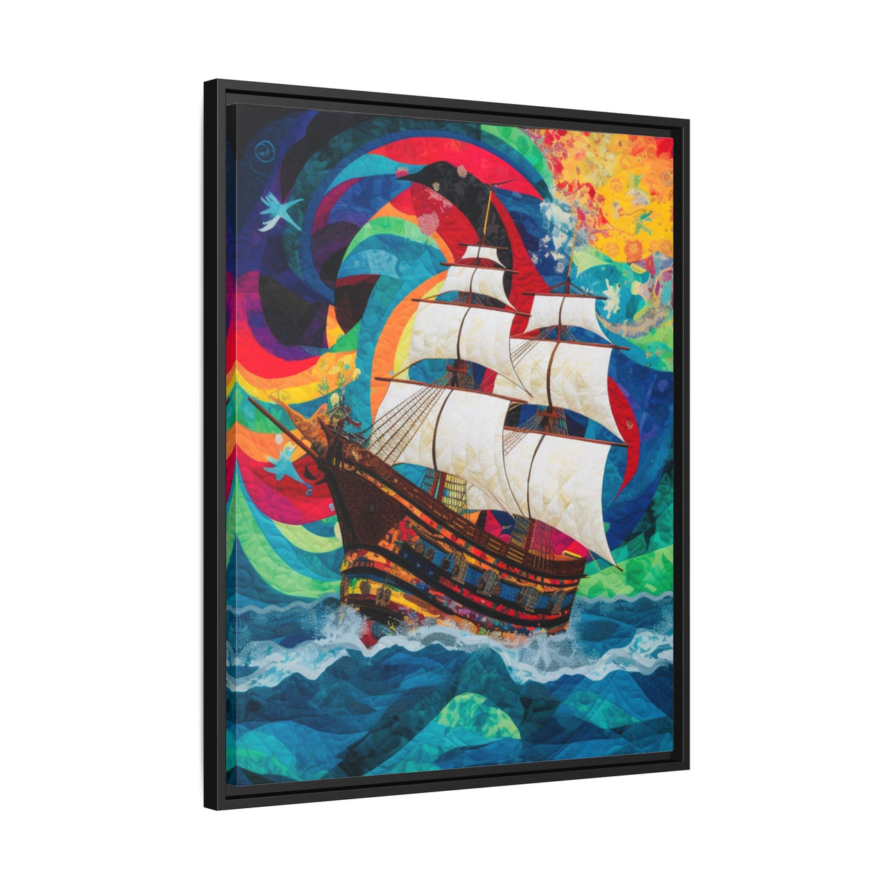 Sails of Change Canvas Wall Art with Frame