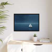 Thumbnail for Sail Into Stillness Canvas Wall Art with Frame