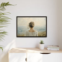 Thumbnail for Where the Sky Meets Her Canvas Wall Art with Frame