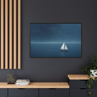 Thumbnail for Sail Into Stillness Canvas Wall Art with Frame