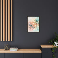 Thumbnail for Palm Glow Canvas Wall Art with Frame