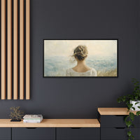 Thumbnail for Where the Sky Meets Her Canvas Wall Art with Frame
