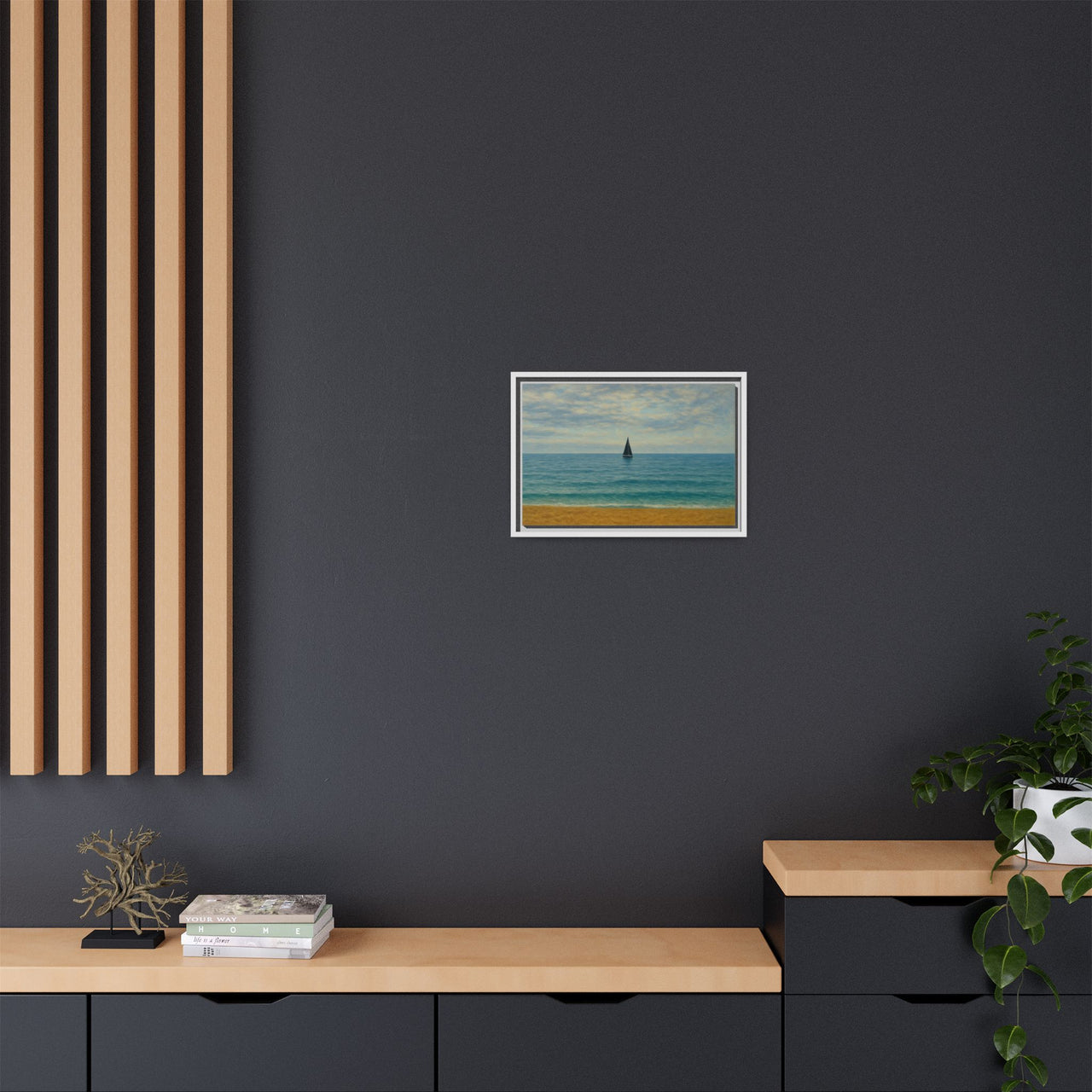 Still Waters Canvas Wall Art with Frame