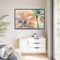 Thumbnail for Palm Glow Canvas Wall Art with Frame