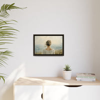 Thumbnail for Where the Sky Meets Her Canvas Wall Art with Frame