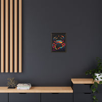 Thumbnail for Neon Tide Crab Canvas Wall Art with Frame