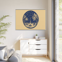 Thumbnail for Beachfire Nights Canvas Wall Art with Frame
