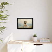 Thumbnail for Where the Sky Meets Her Canvas Wall Art with Frame