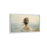 Thumbnail for Where the Sky Meets Her Canvas Wall Art with Frame