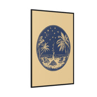 Thumbnail for Beachfire Nights Canvas Wall Art with Frame