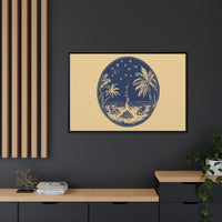 Thumbnail for Beachfire Nights Canvas Wall Art with Frame