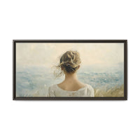 Thumbnail for Where the Sky Meets Her Canvas Wall Art with Frame