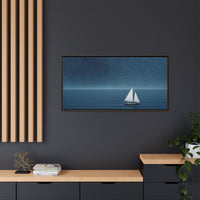 Thumbnail for Sail Into Stillness Canvas Wall Art with Frame