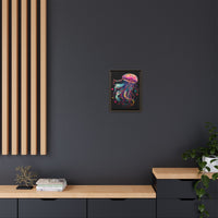 Thumbnail for Celestial Drifter Jellyfish Canvas Wall Art with Frame