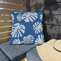 Thumbnail for Monstera Marina Outdoor Throw Pillow