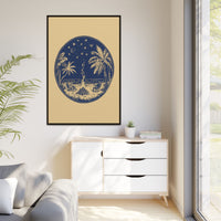 Thumbnail for Beachfire Nights Canvas Wall Art with Frame
